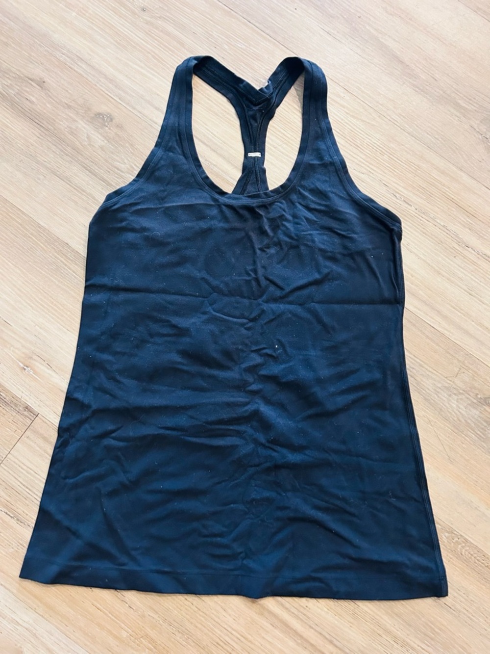 lululemon athletica Black Racerback Tank Top